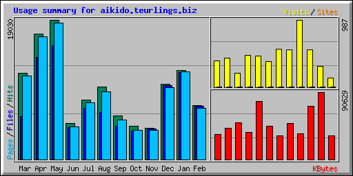 Usage summary for aikido.teurlings.biz